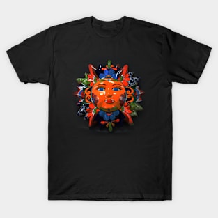 Red Mexican Sun Front T-Shirt